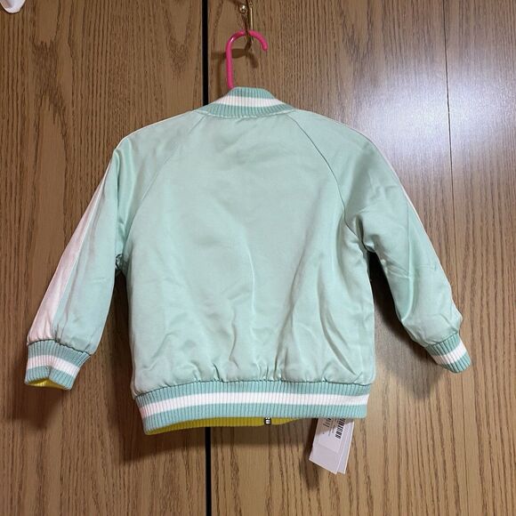 NWT Stella McCartney Girl’s 2 Reversible Embroidered Bomber Jacket - Picture 7 of 7